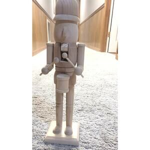 Wood Nutcracker DIY Decor Christmas Unfinished ArtMinds Holiday Figure